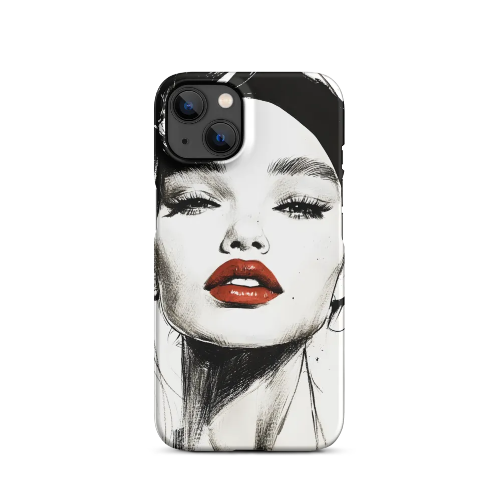 Red Lips Sketch | Phone Case