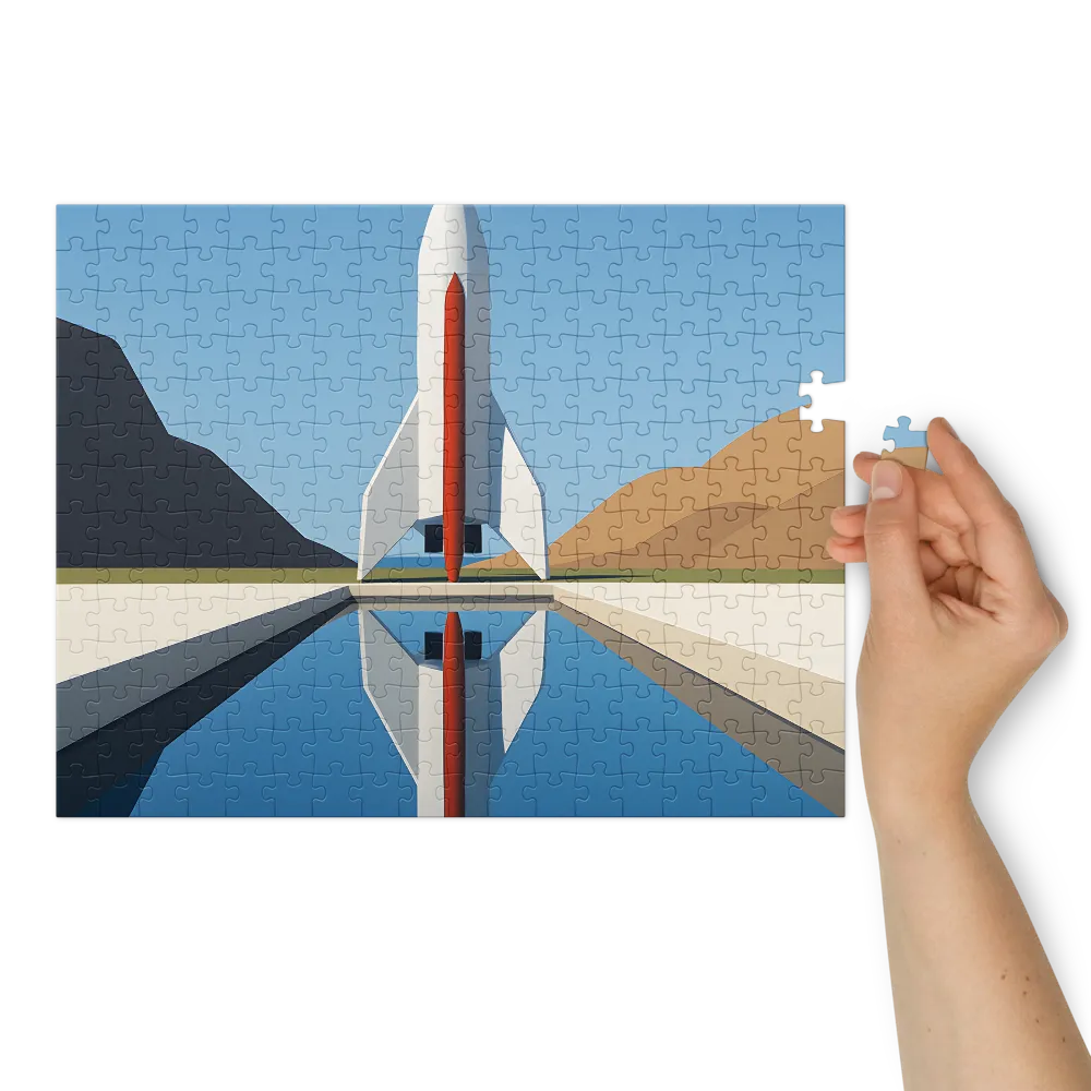 Serene Rocket Reflection | Jigsaw Puzzles