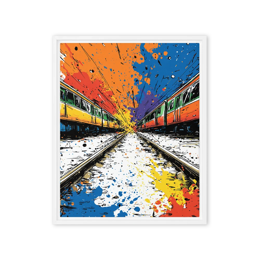 Urban Railway Canvas | Art Print