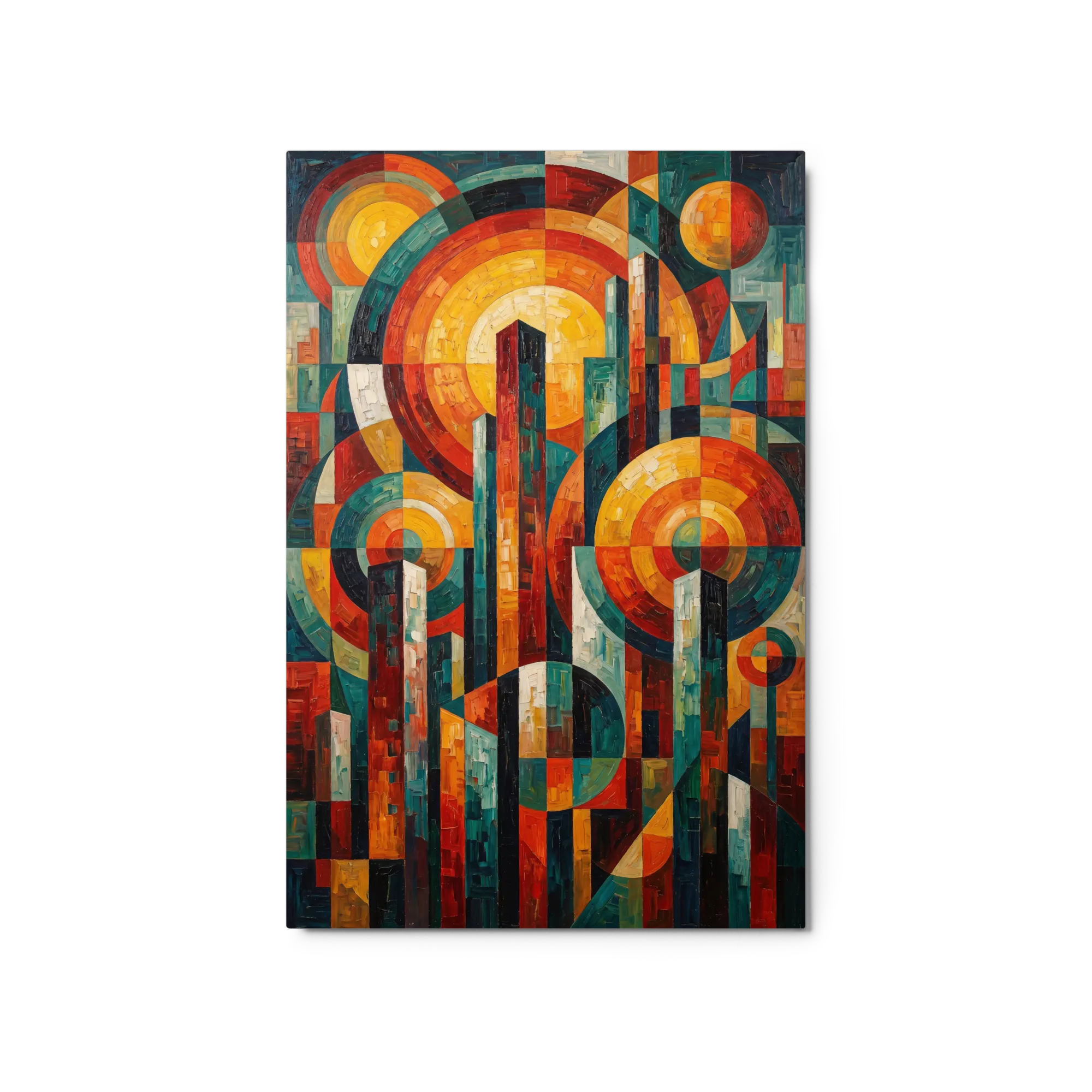 Paisagem Urbana Cubista Impasto