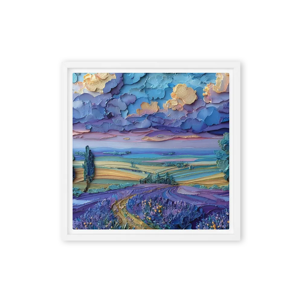 Impressionist Lavender Fields | Art Print