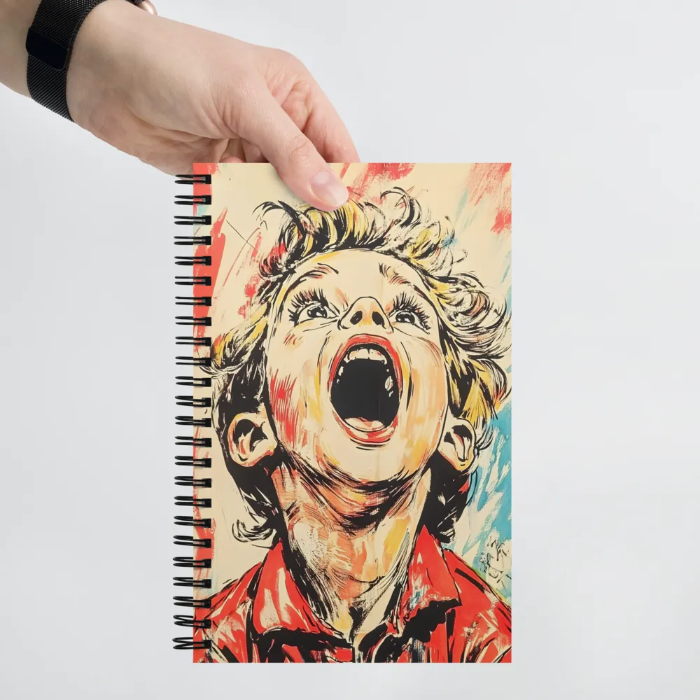 Emotional Outcry Portrait 
 Spiral Notebook | 140 pages
