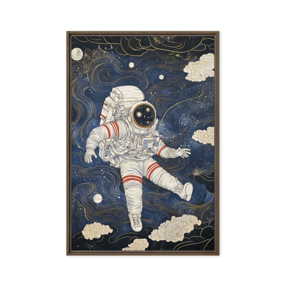 Astronaut Floating in Space