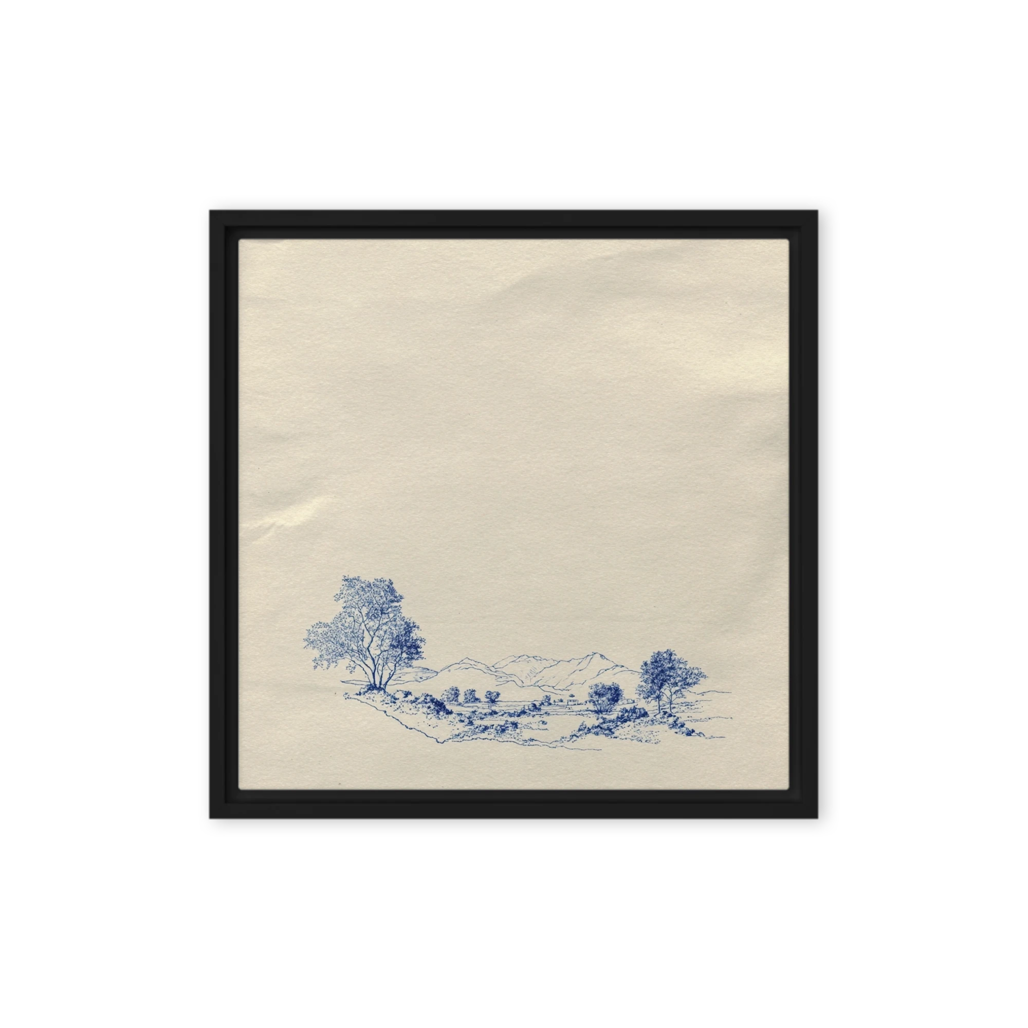 Mountain Horizon Sketch