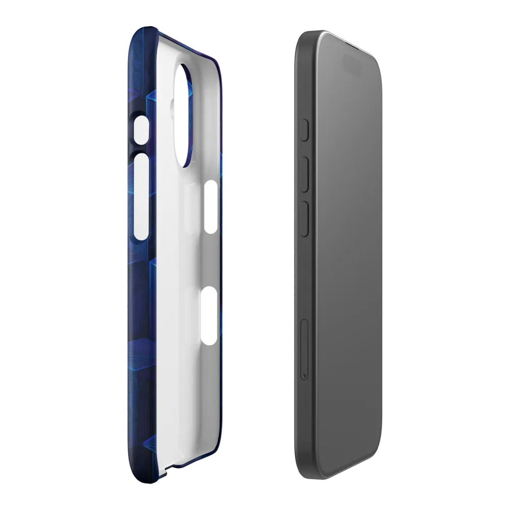 Geometric Cube Matrix 
 iPhone 15 Plus | Snap Case
