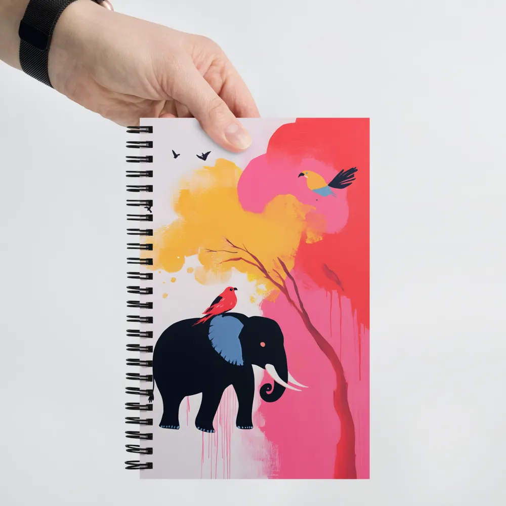 Whimsical Safari Harmony 
 Spiral Notebook | 140 pages