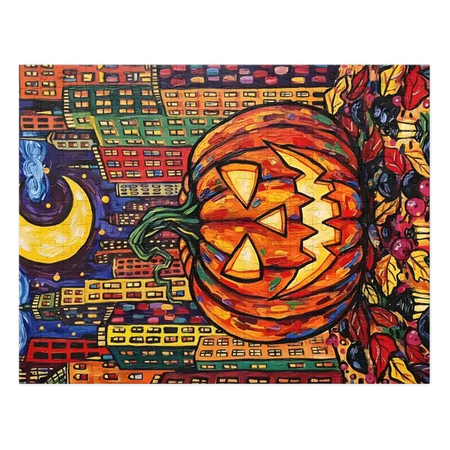 Midnight Jack-o'-Lantern | Jigsaw Puzzles