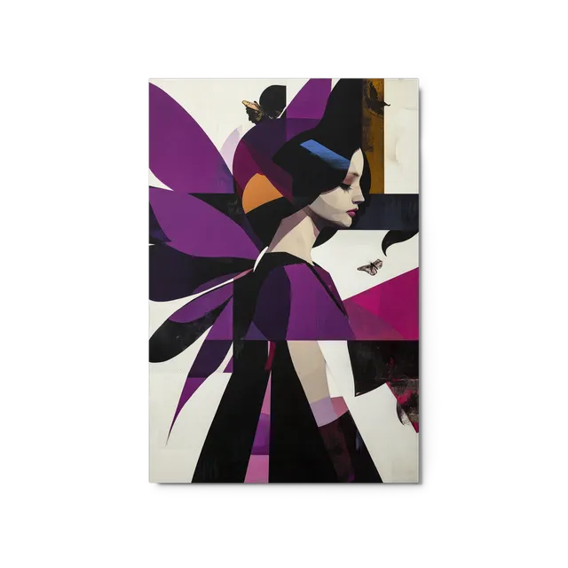 Whispers of the Violet Moth | Art Print