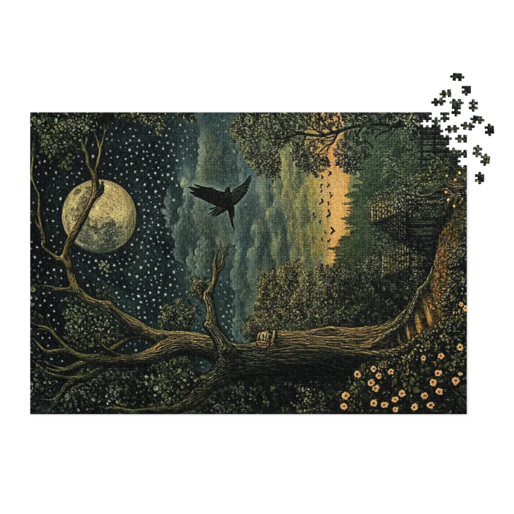 Guardião da Floresta Noturna 
 Puzzle em caixa de metal