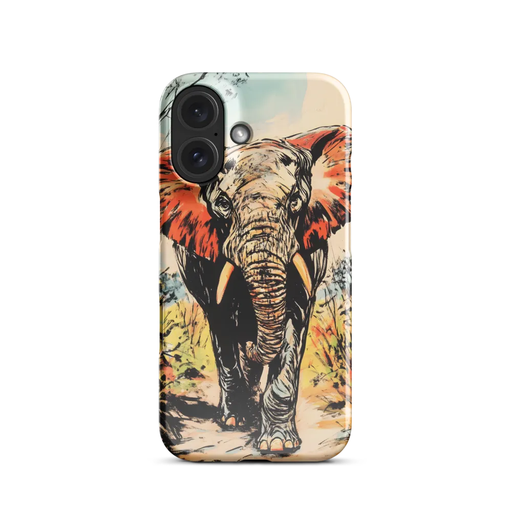 African Elephant Graphic Art 
 iPhone 14 Plus | Tough Case