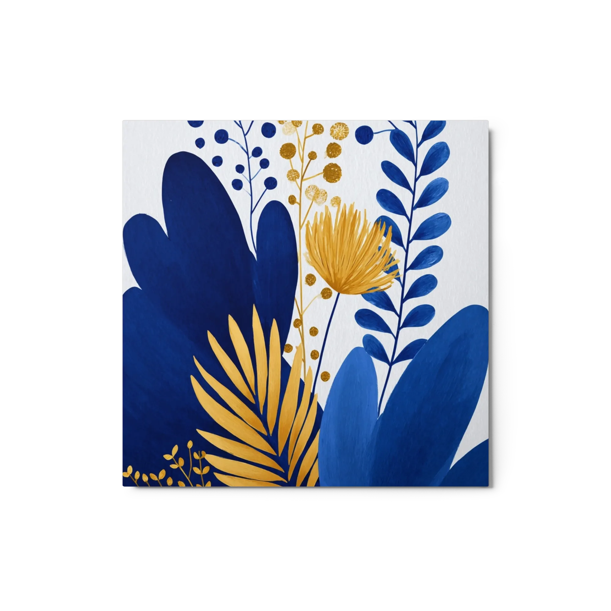Golden Blue Flora