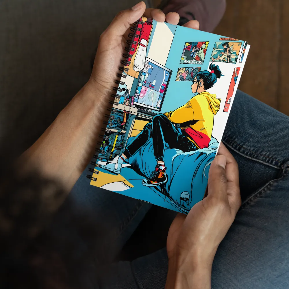 Urban Solitude: A Digital Era 
 Spiral Notebook | 140 pages