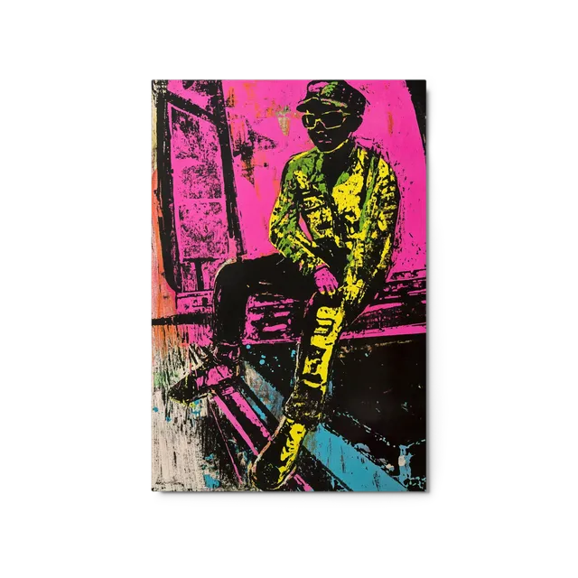 Urban Neon Portrait | Art Print