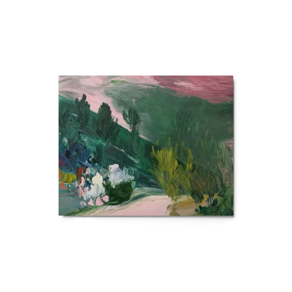 Impressionist Green Hills | Art Print