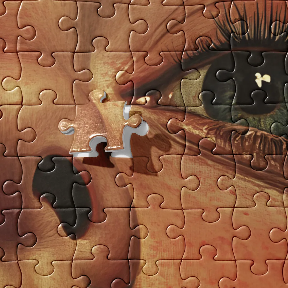 Intense Gaze 
 Jigsaw Puzzle