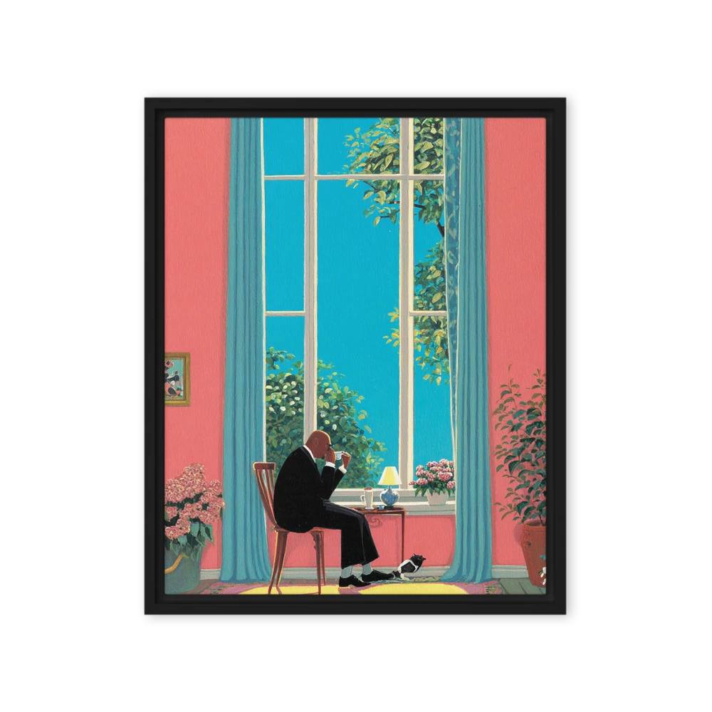 Quiet Reflection by the Window | Art Print
