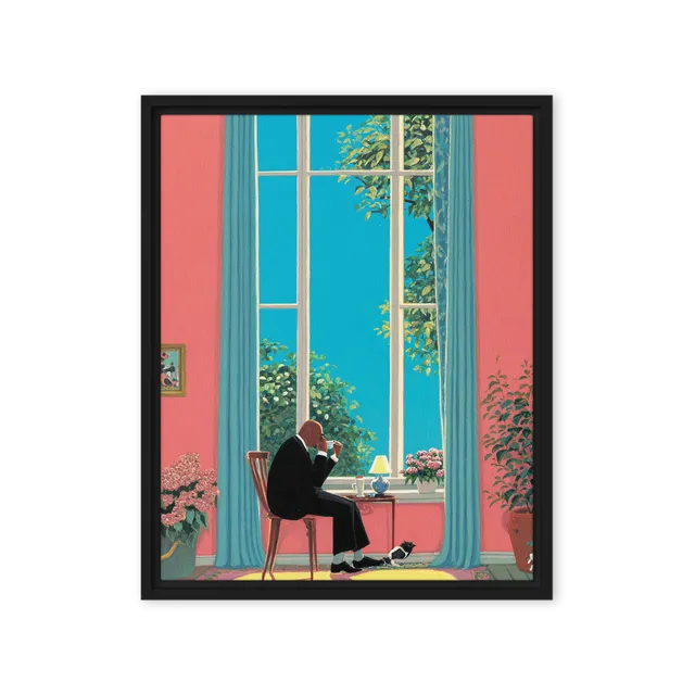 Quiet Reflection by the Window | Art Print