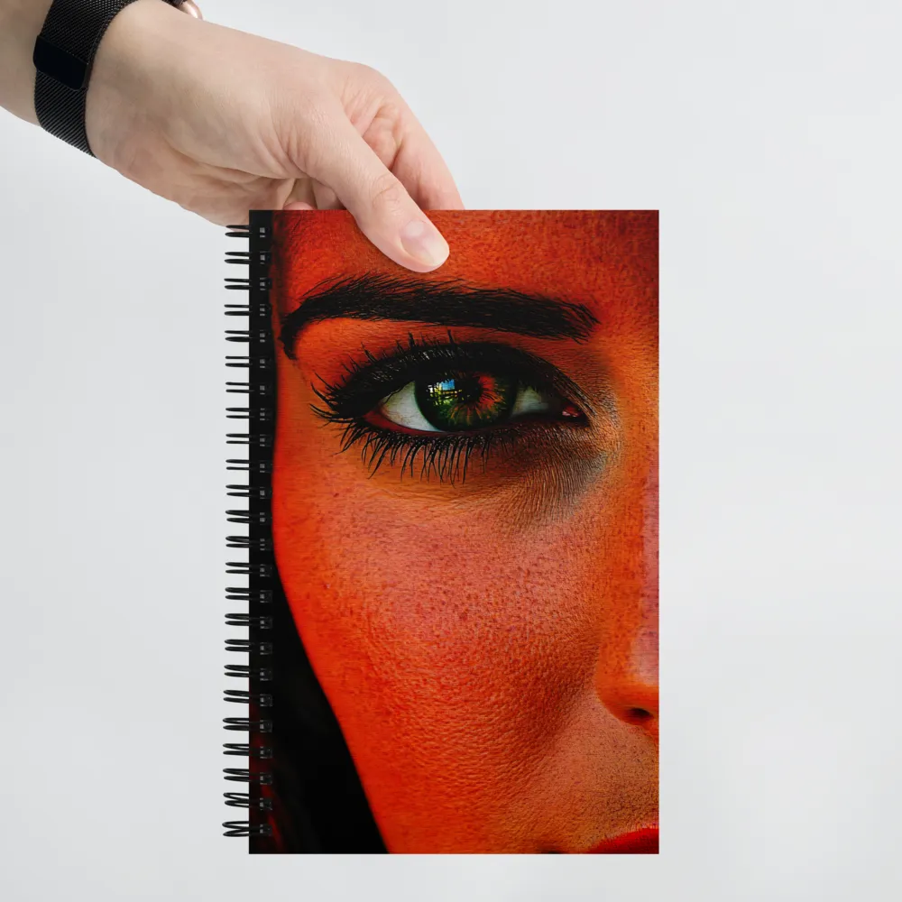 Gaze of Ember 
 Spiral Notebook | 140 pages