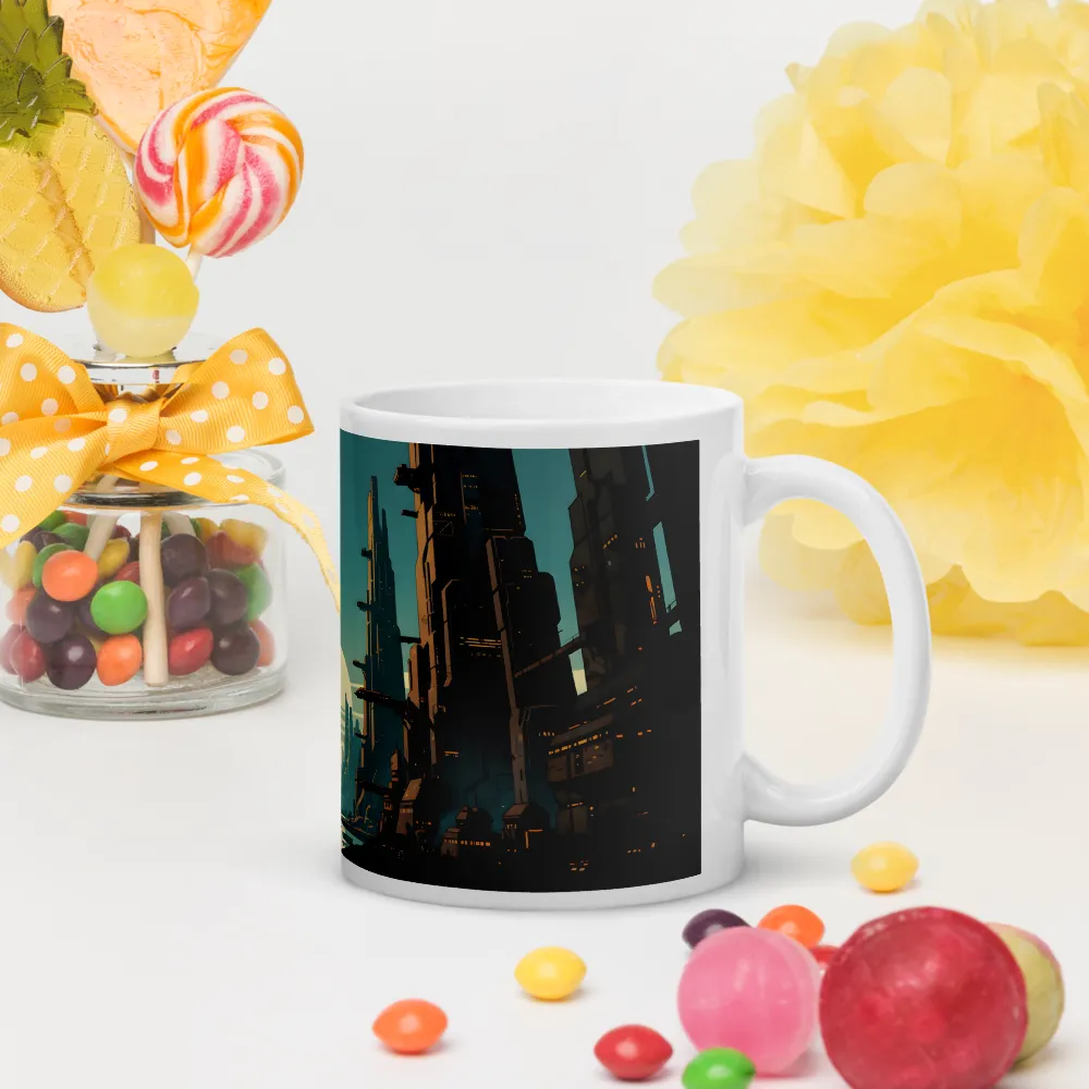 Neo-Canyon City 
 Mug with Red inside | 15 oz
