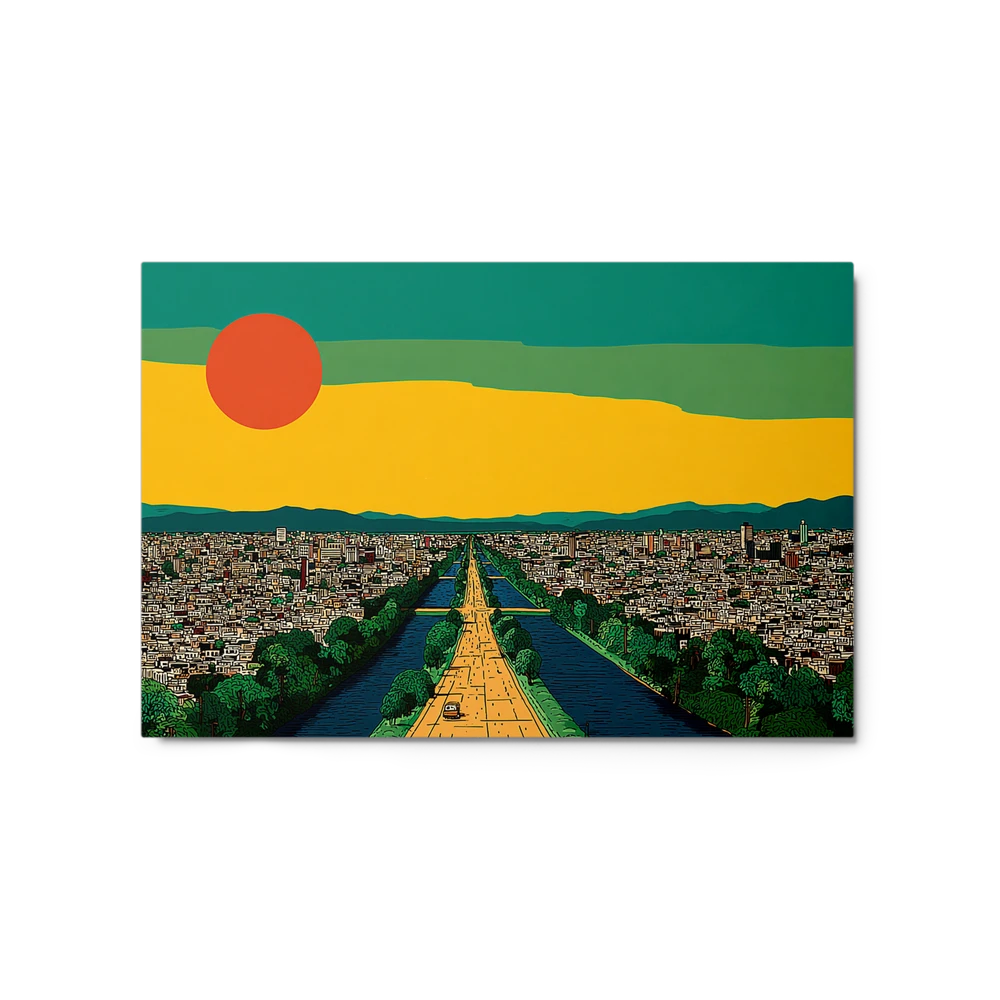 Sunset Highway Perspective | Art Print