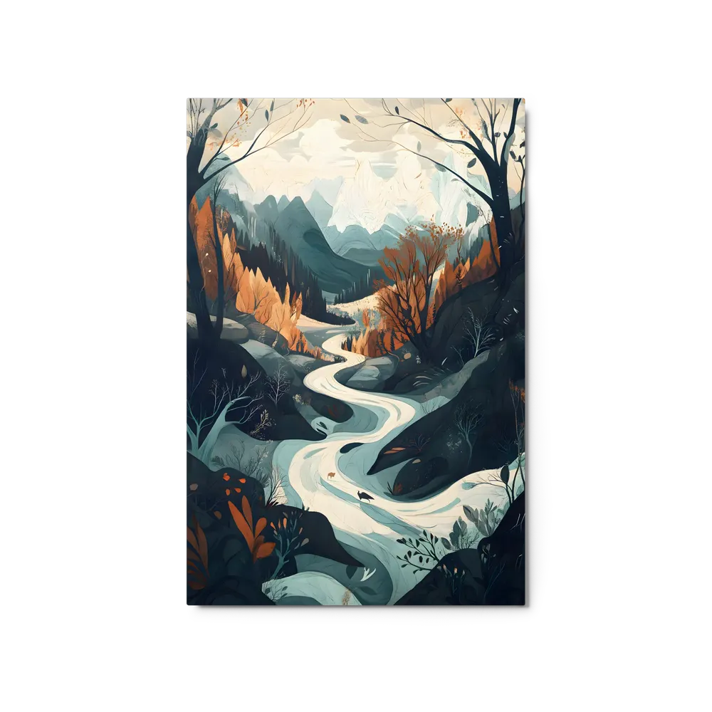 Autumn River Flow | Art Print