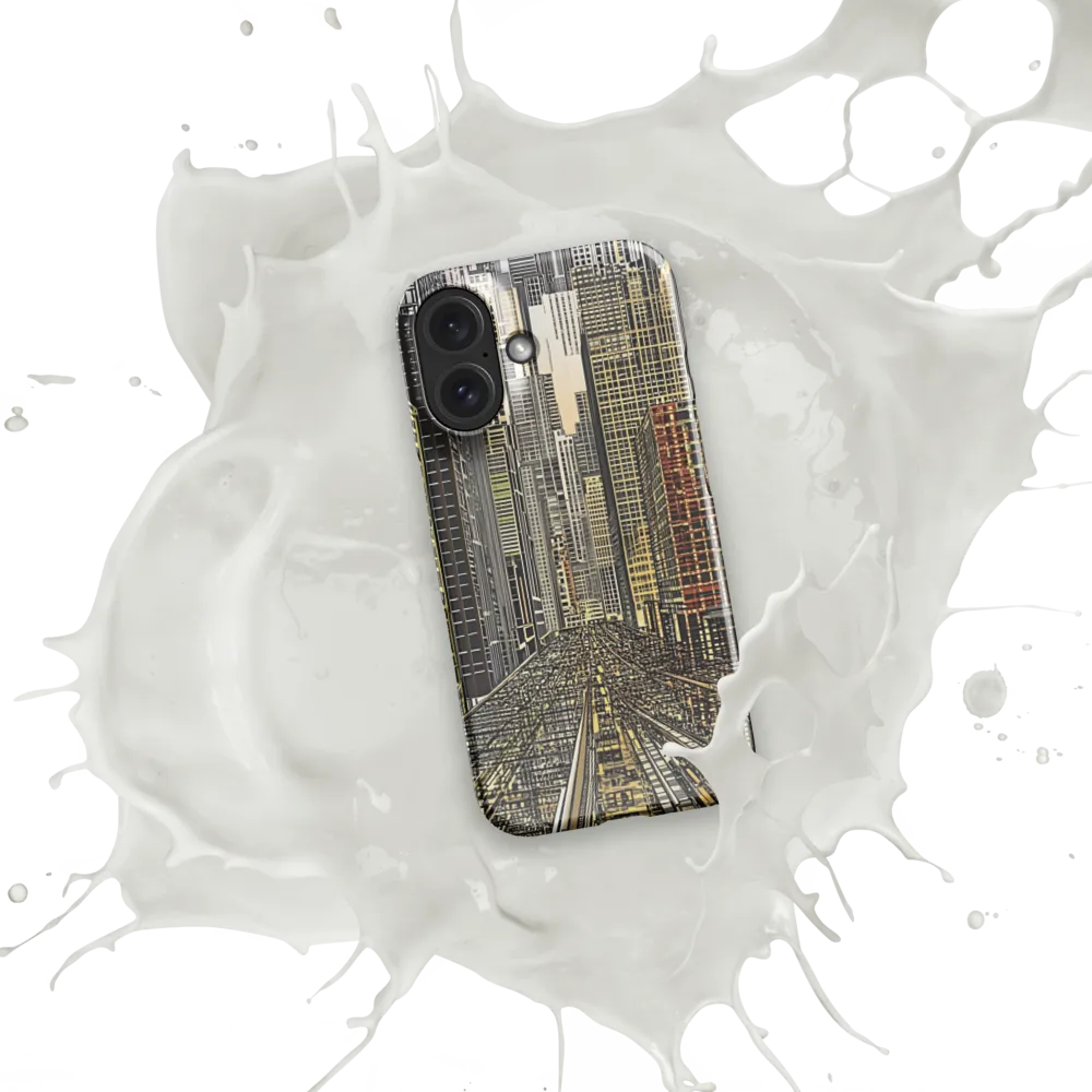 Urban Gridscape 
 iPhone 14 Plus | Tough Case