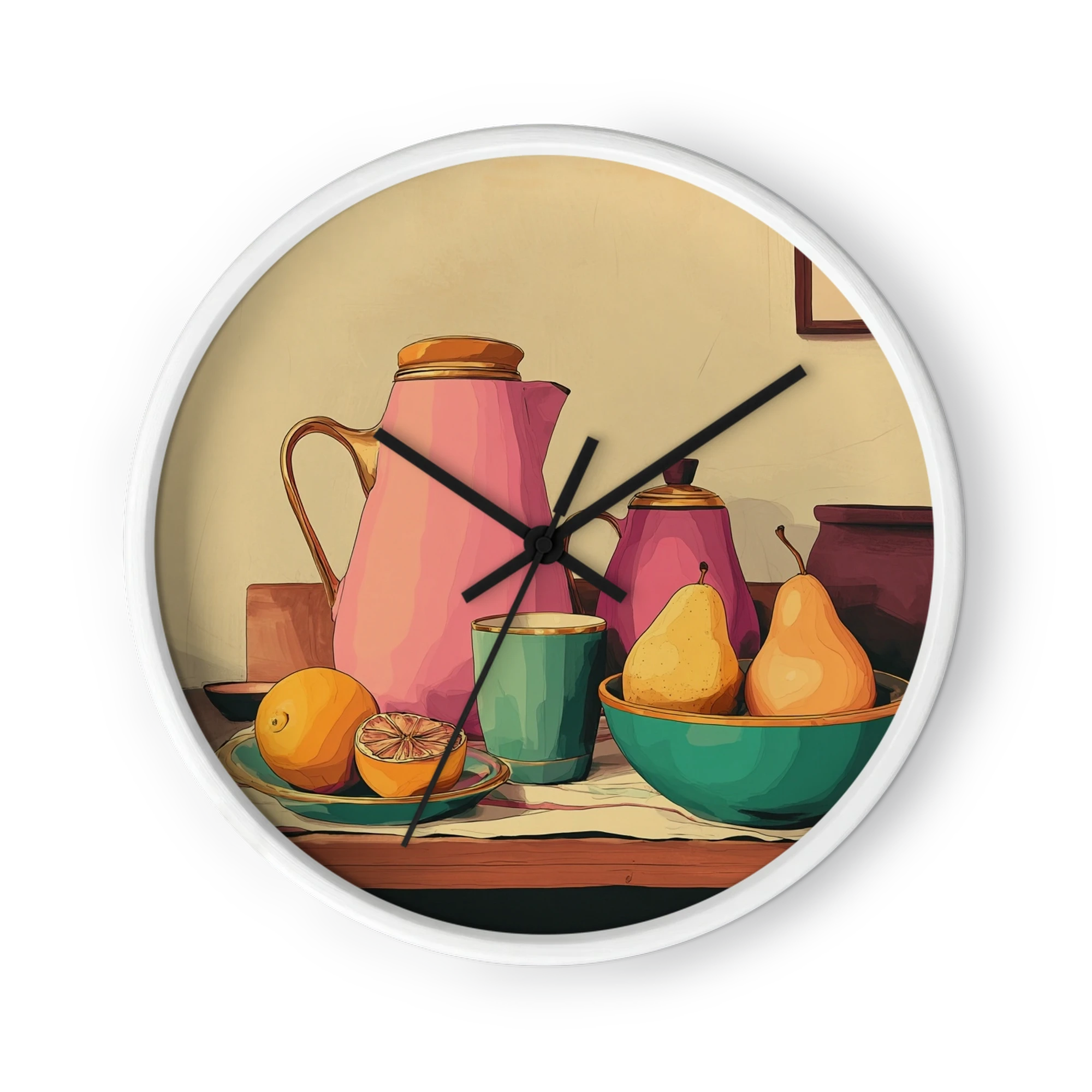Pink Pitcher and Pears