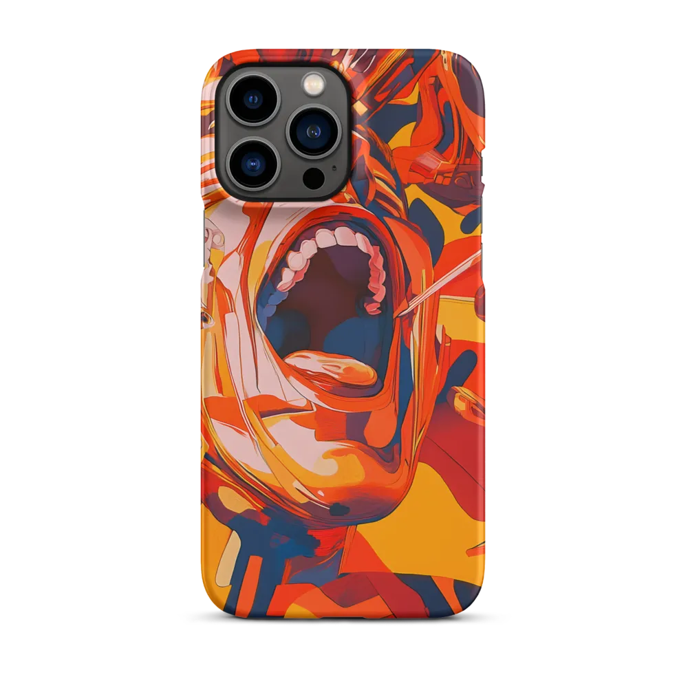 Expressive Human Face Illustration | Phone Case