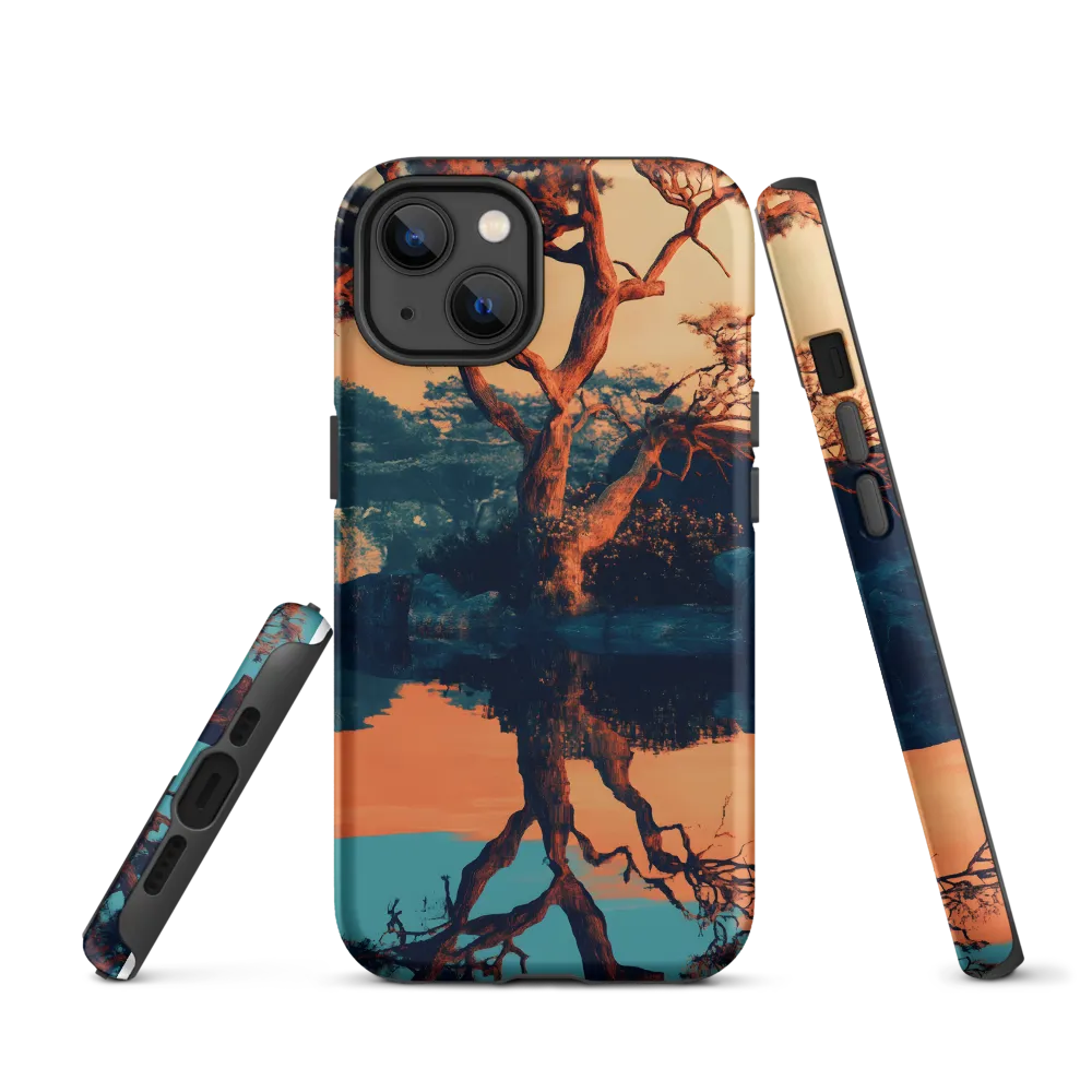 Surreal Tree Reflection in Water | Phone Case