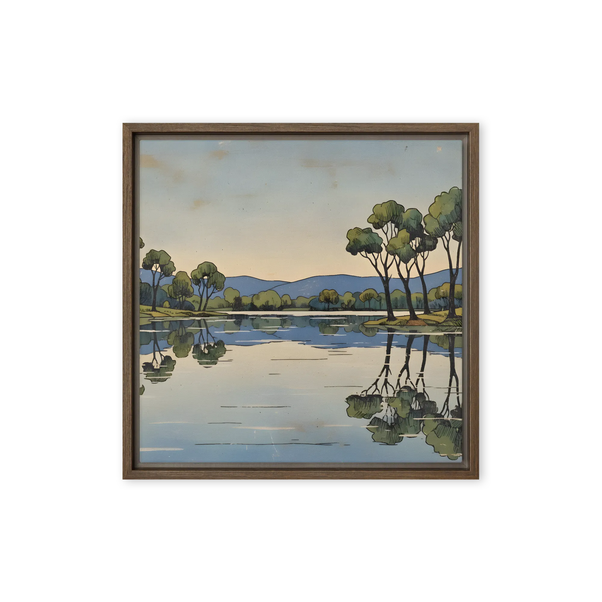 Reflexo Sereno do Lago