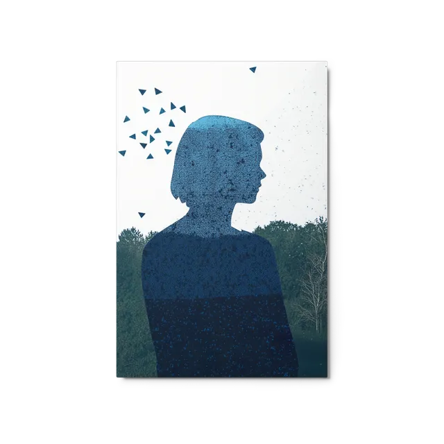 Reflective Forest Silhouette | Art Print