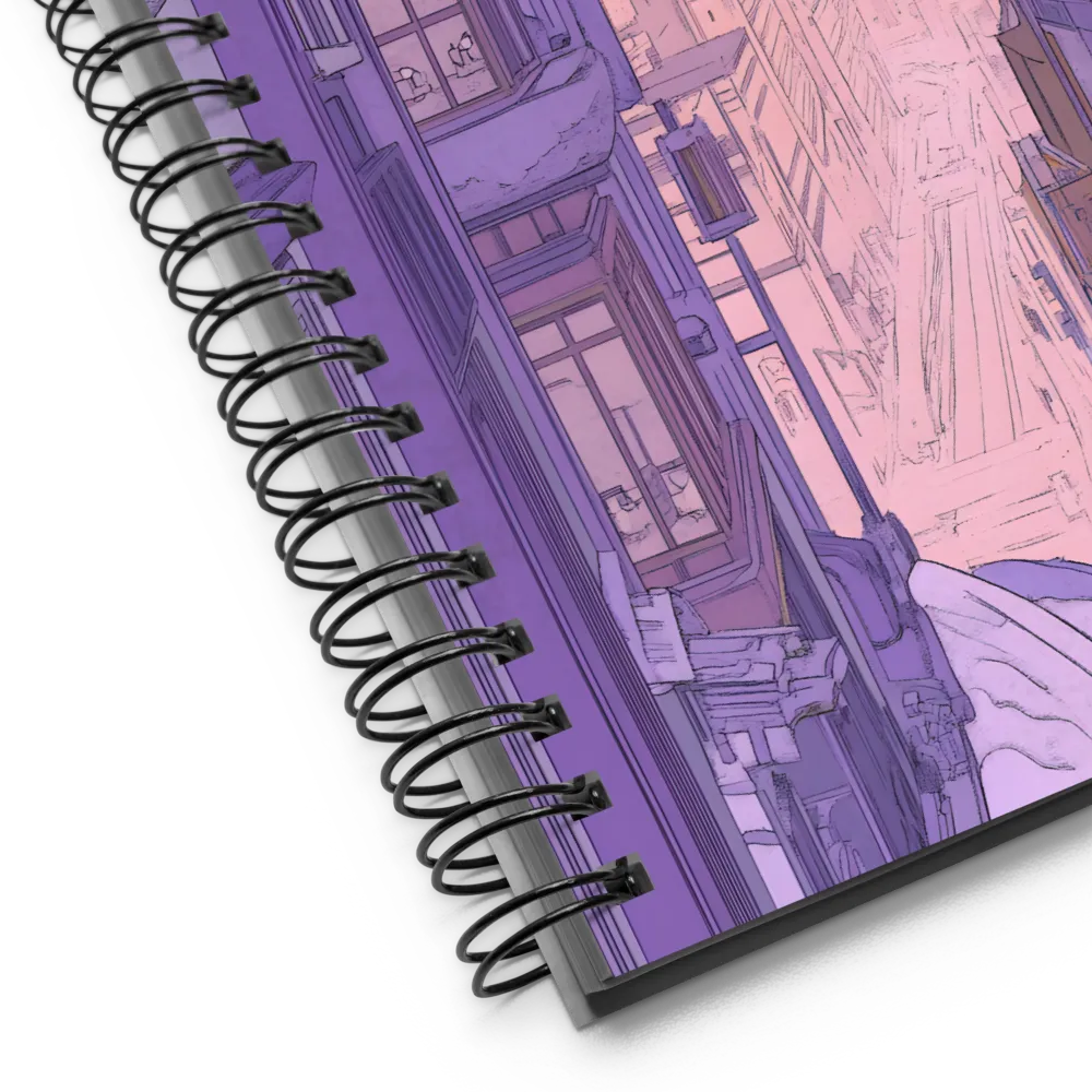 Urban Twilight Passage 
 Spiral Notebook | 140 pages
