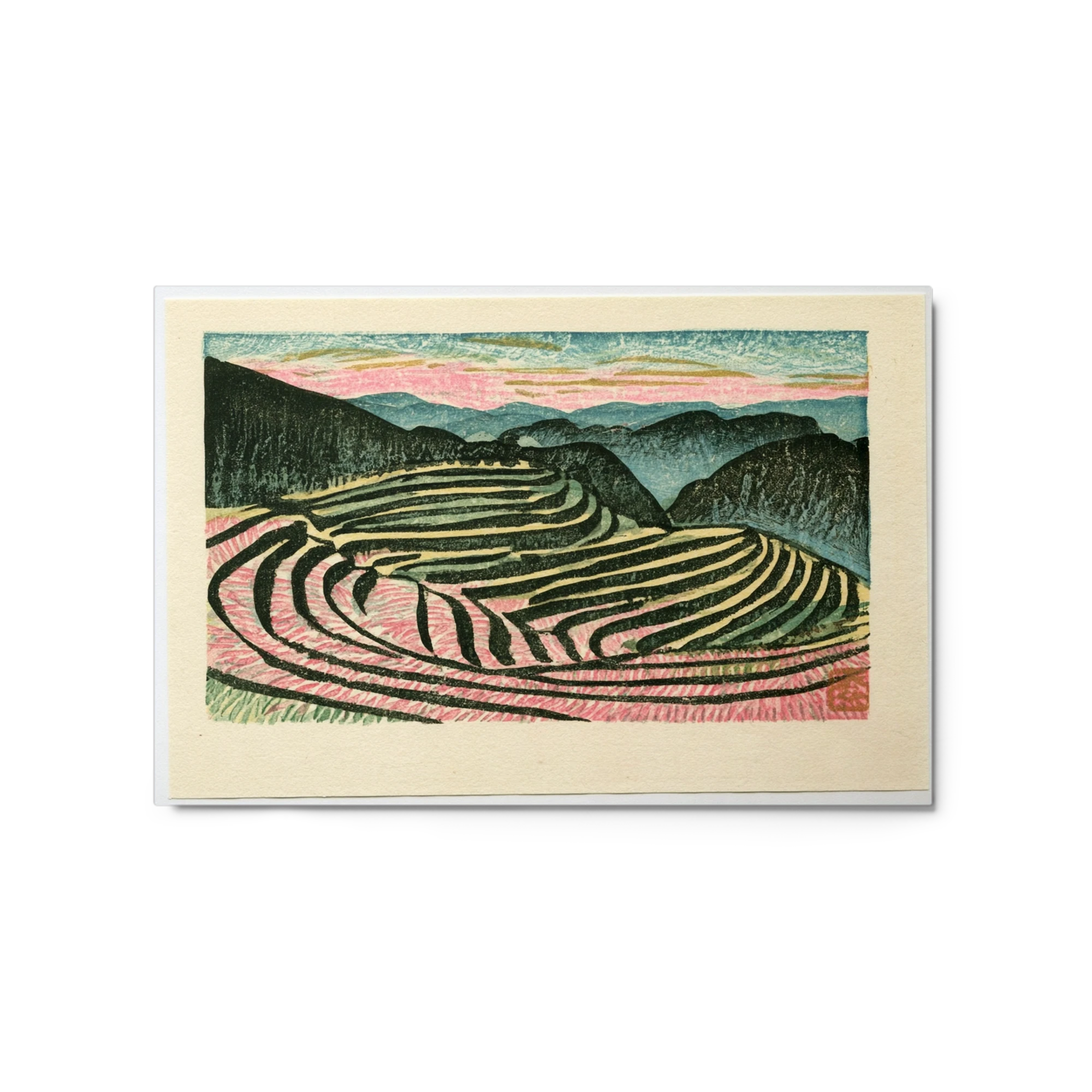 Terraced Hills at Twilight