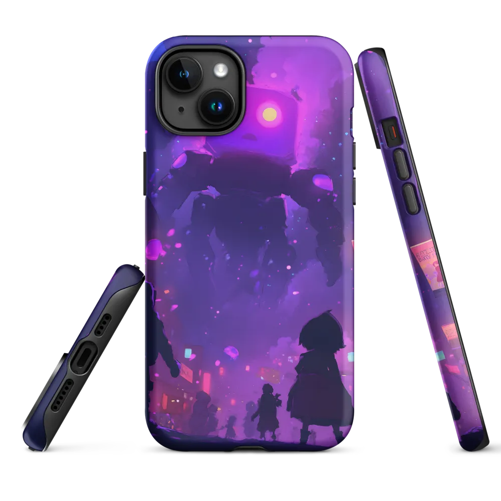 Neon City Encounter | Phone Case