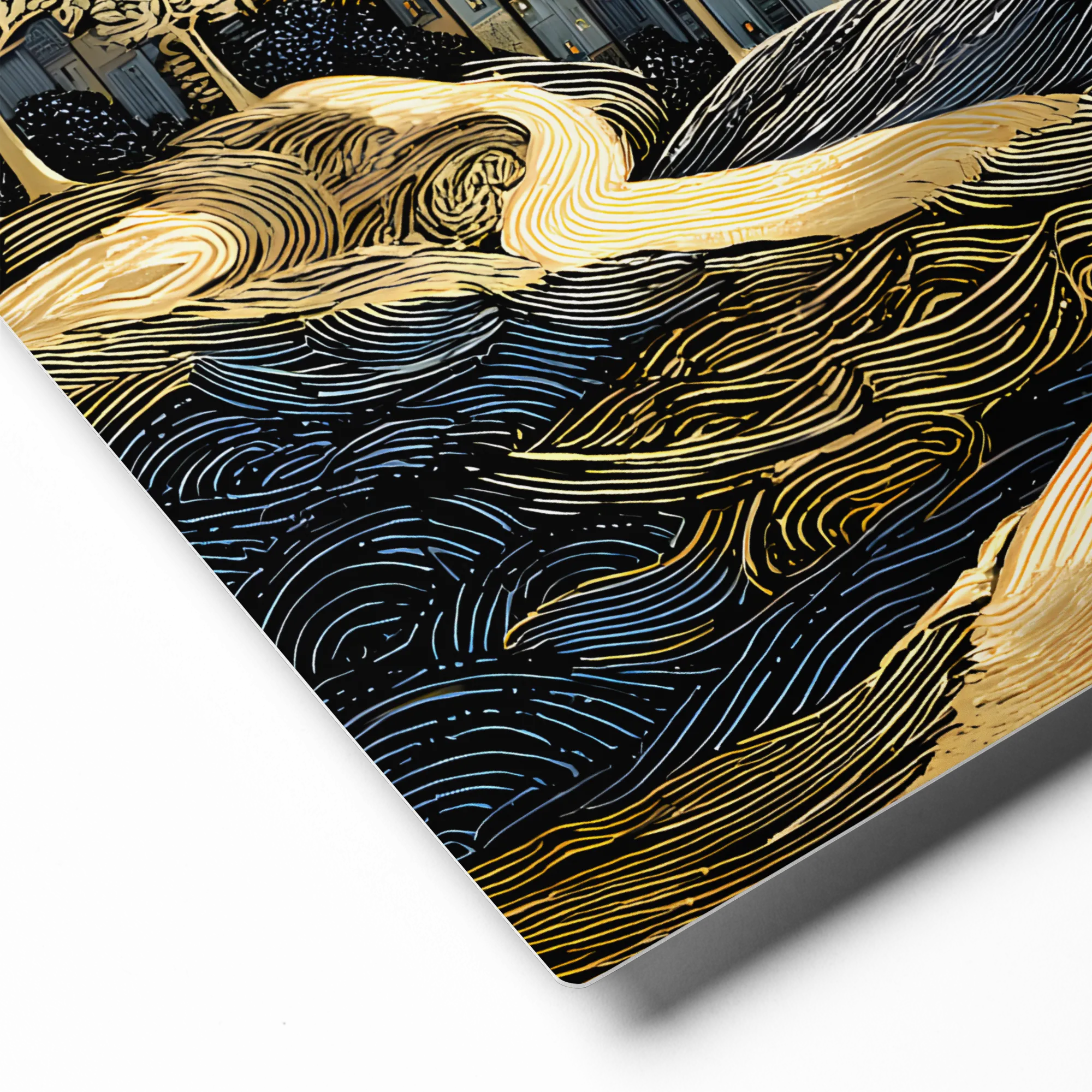 Golden Dawn Village | Art Print