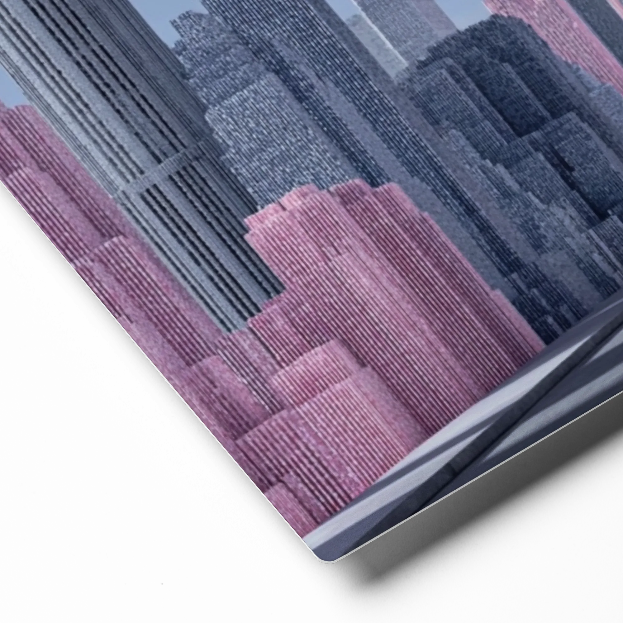 Pastel Metropolis 
 Canvas | 8″x 8″