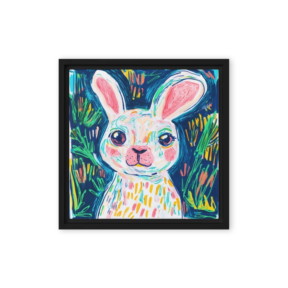 Colorful Rabbit Painting