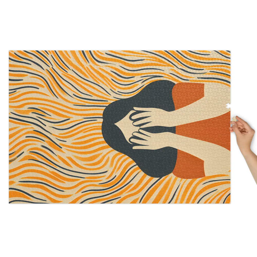 Woman in Sadness | Jigsaw Puzzle (252/520 pieces)