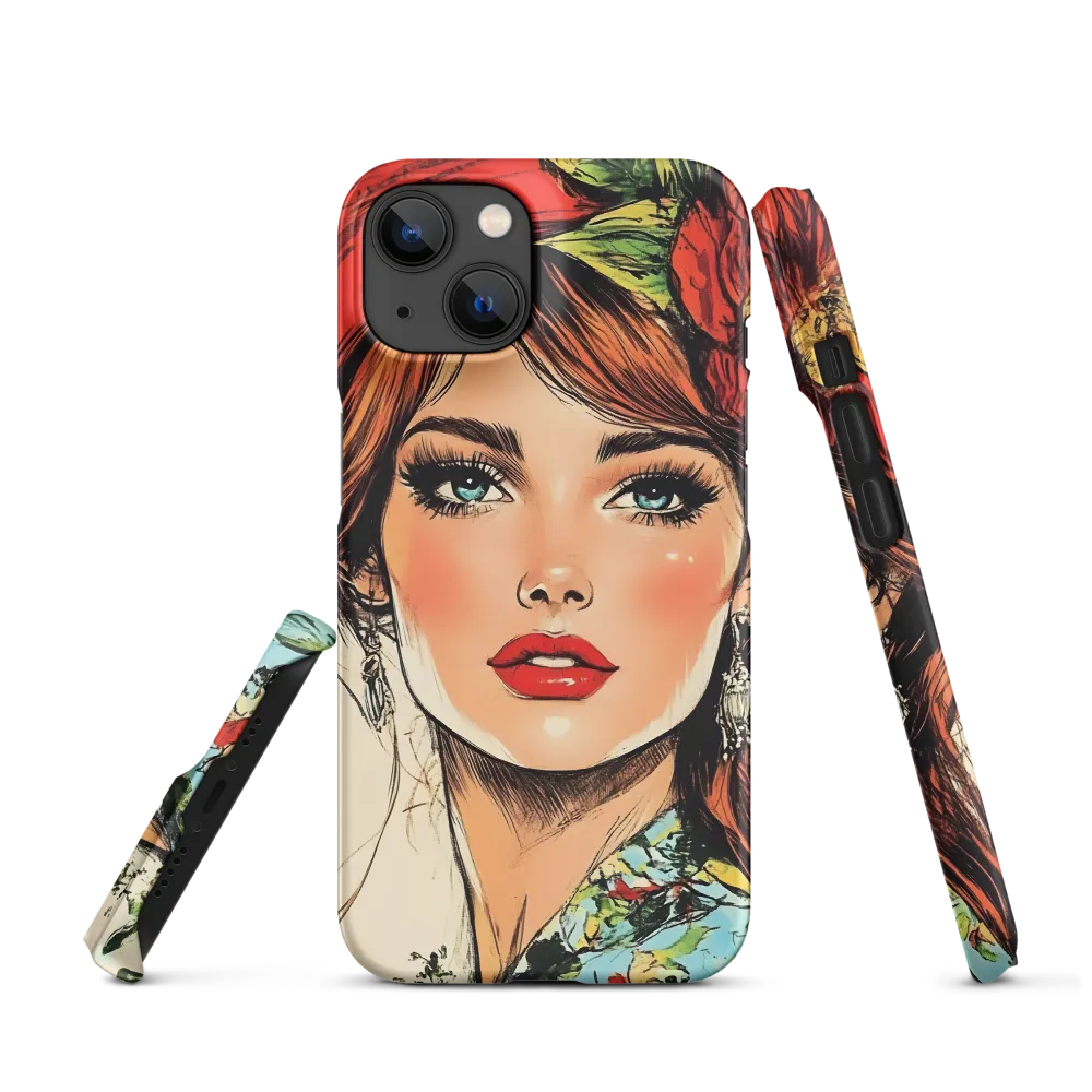 Colorful Woman Portrait | Phone Case