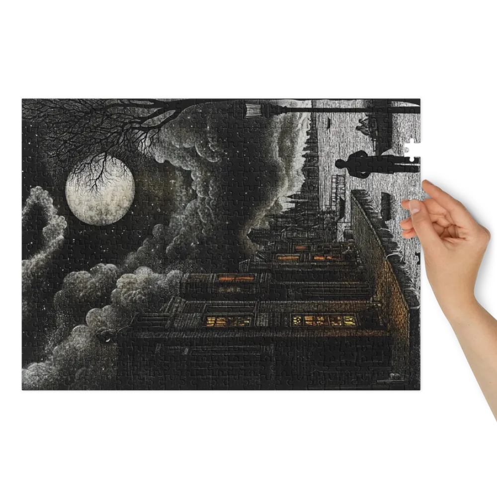 Nocturno à beira-água 
 Puzzle em caixa de metal