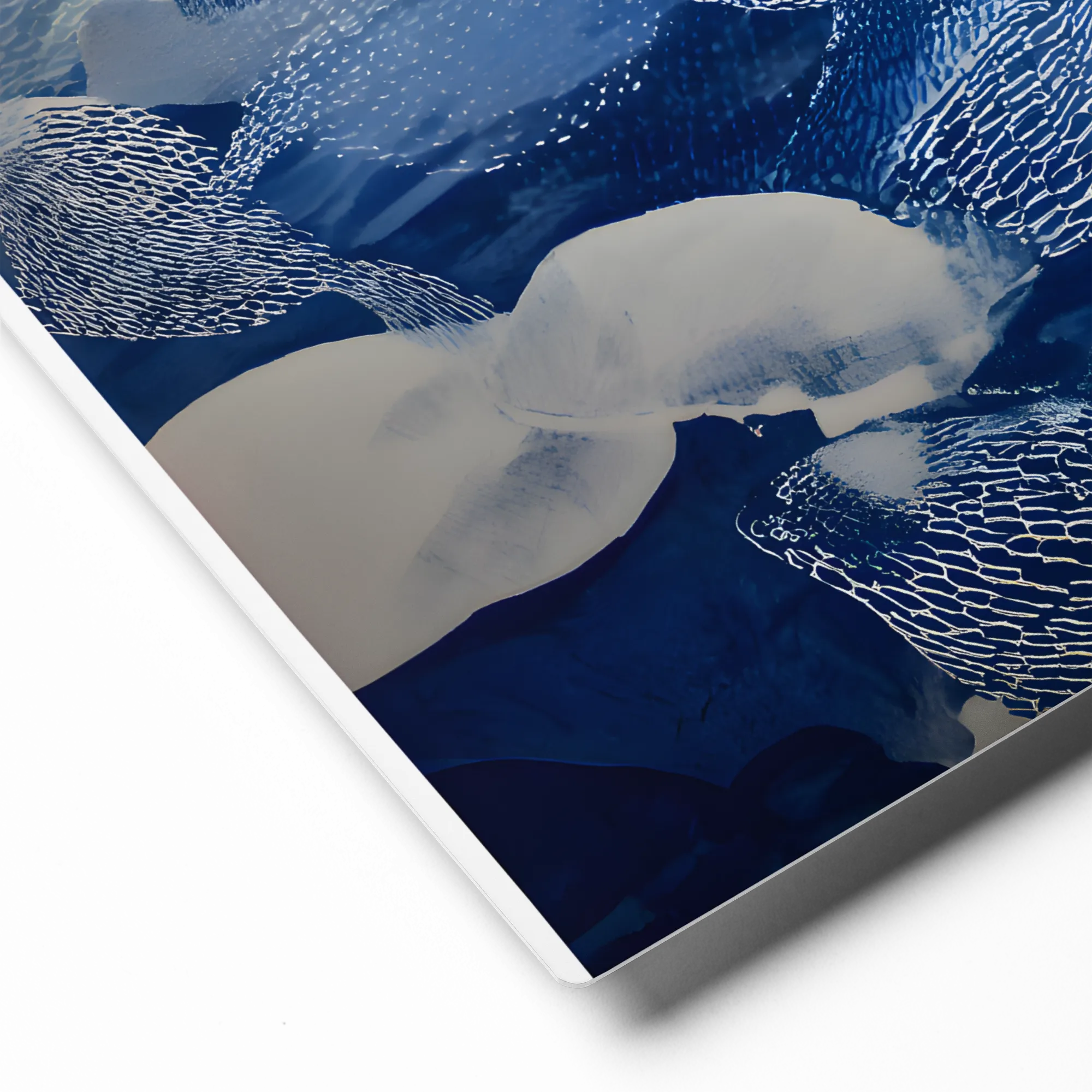 Fluid Depths 
 Canvas with White Frame