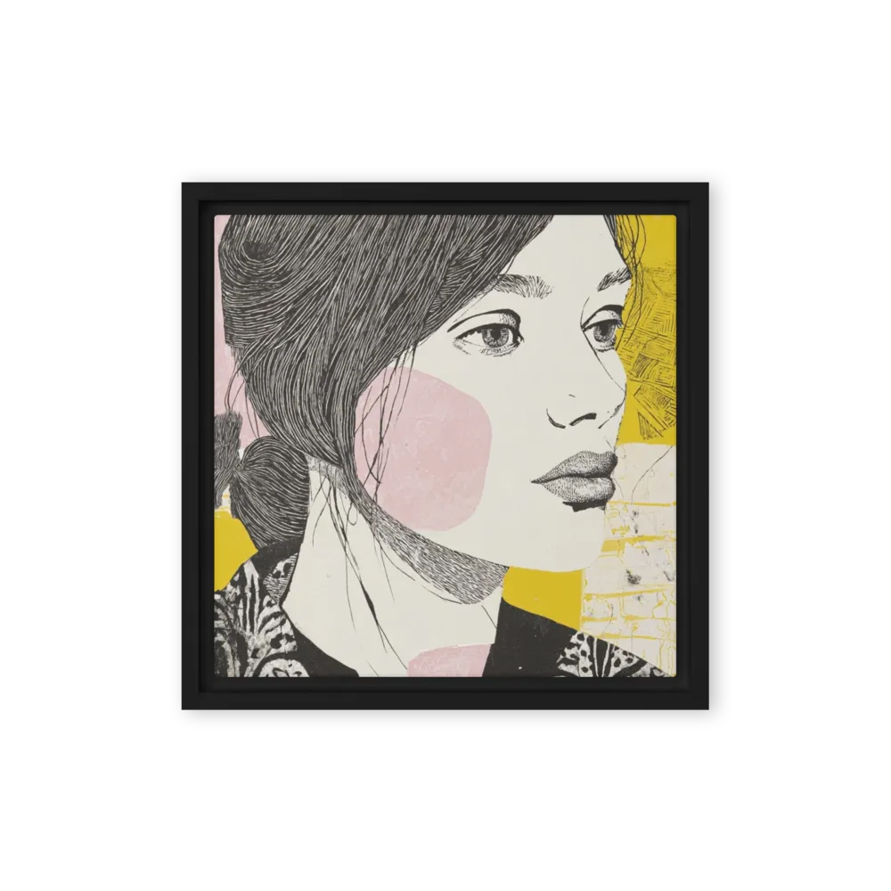 Serene Side Profile 
 Canvas | 26″x 26″