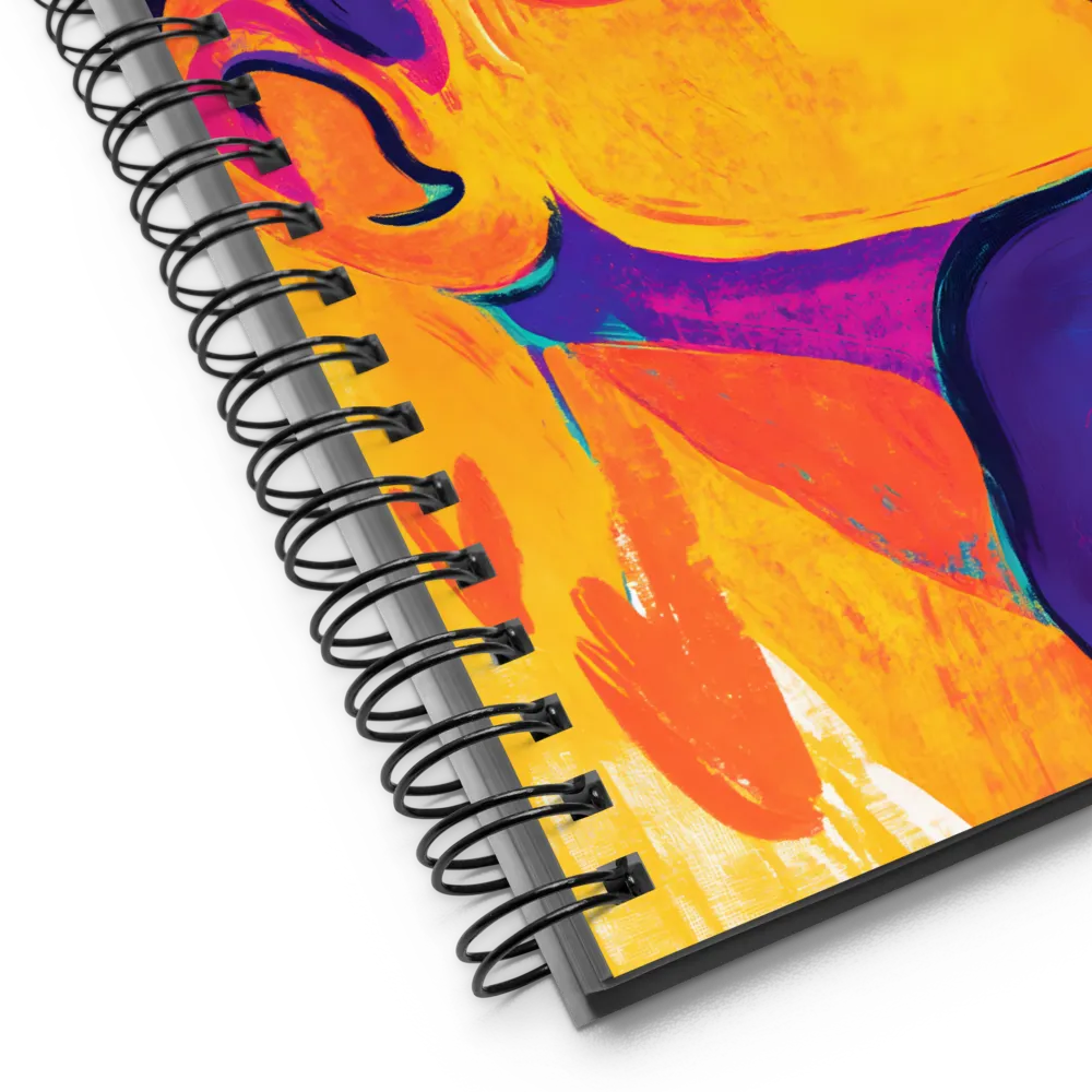 Emotive Brushstroke Profile 
 Spiral Notebook | 140 pages