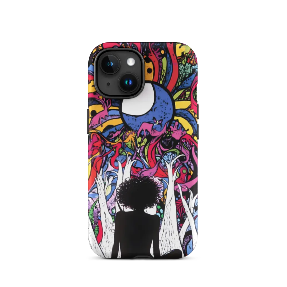 Psychedelic Abstract Silhouette | Phone Case