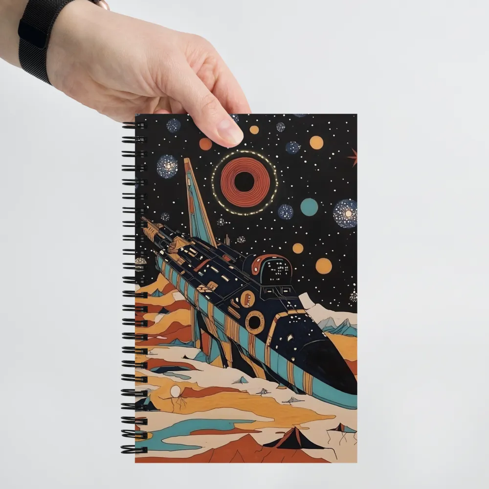 Landing on the Cosmic Shore 
 Spiral Notebook | 140 pages