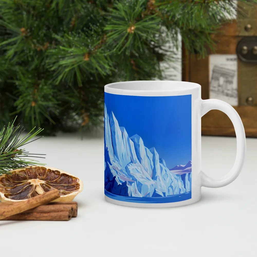 Blue Glacier 
 Mug with Red inside | 15 oz