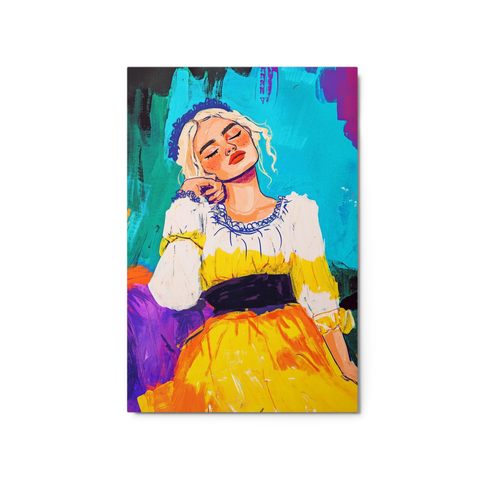 Colorful Woman Portrait