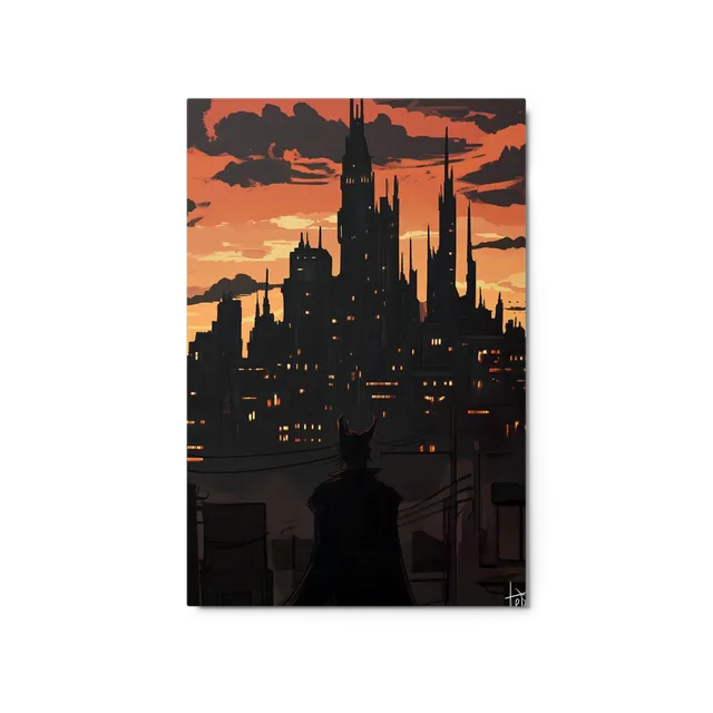 Dystopian Twilight Horizon | Art Print
