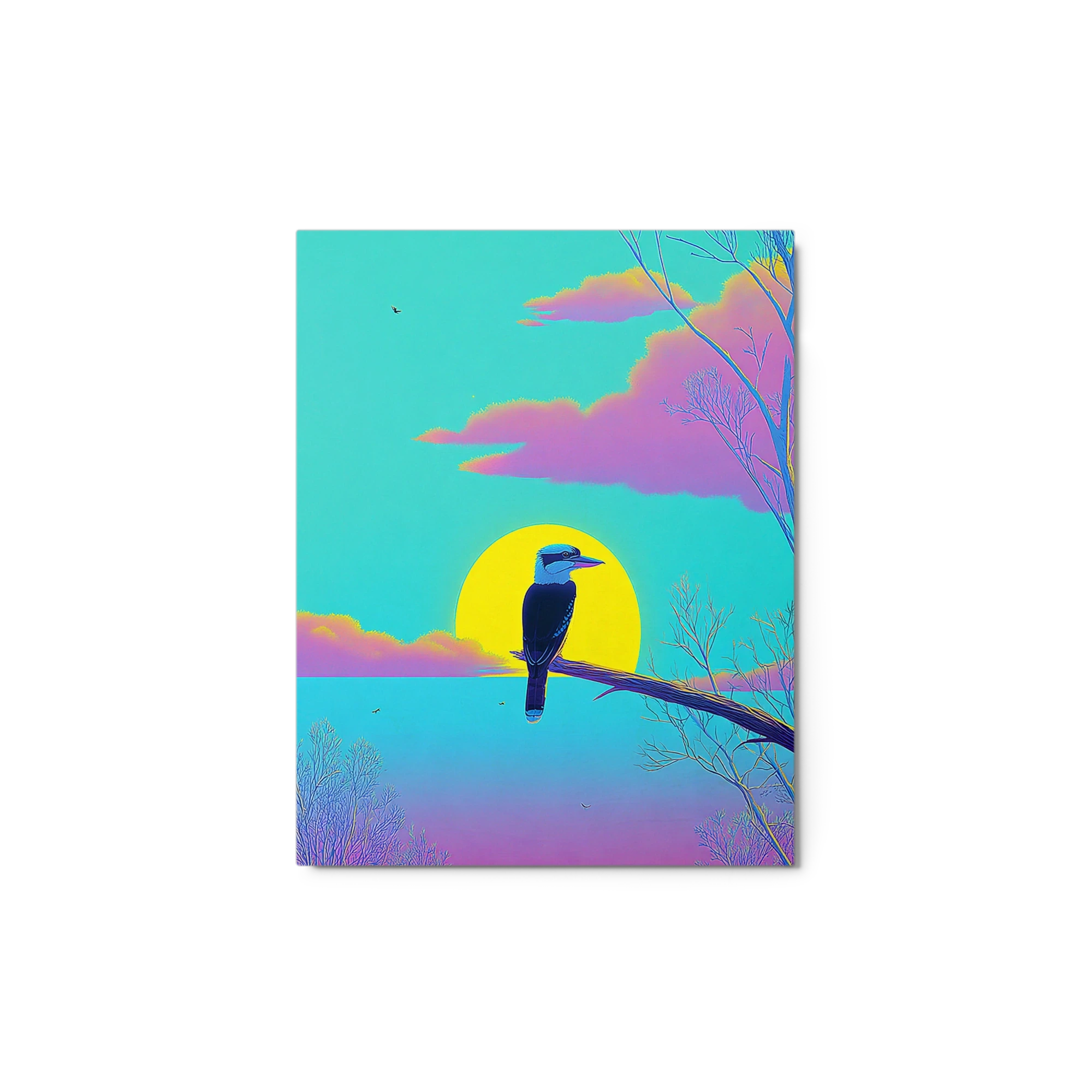 Neon Kingfisher Horizon
