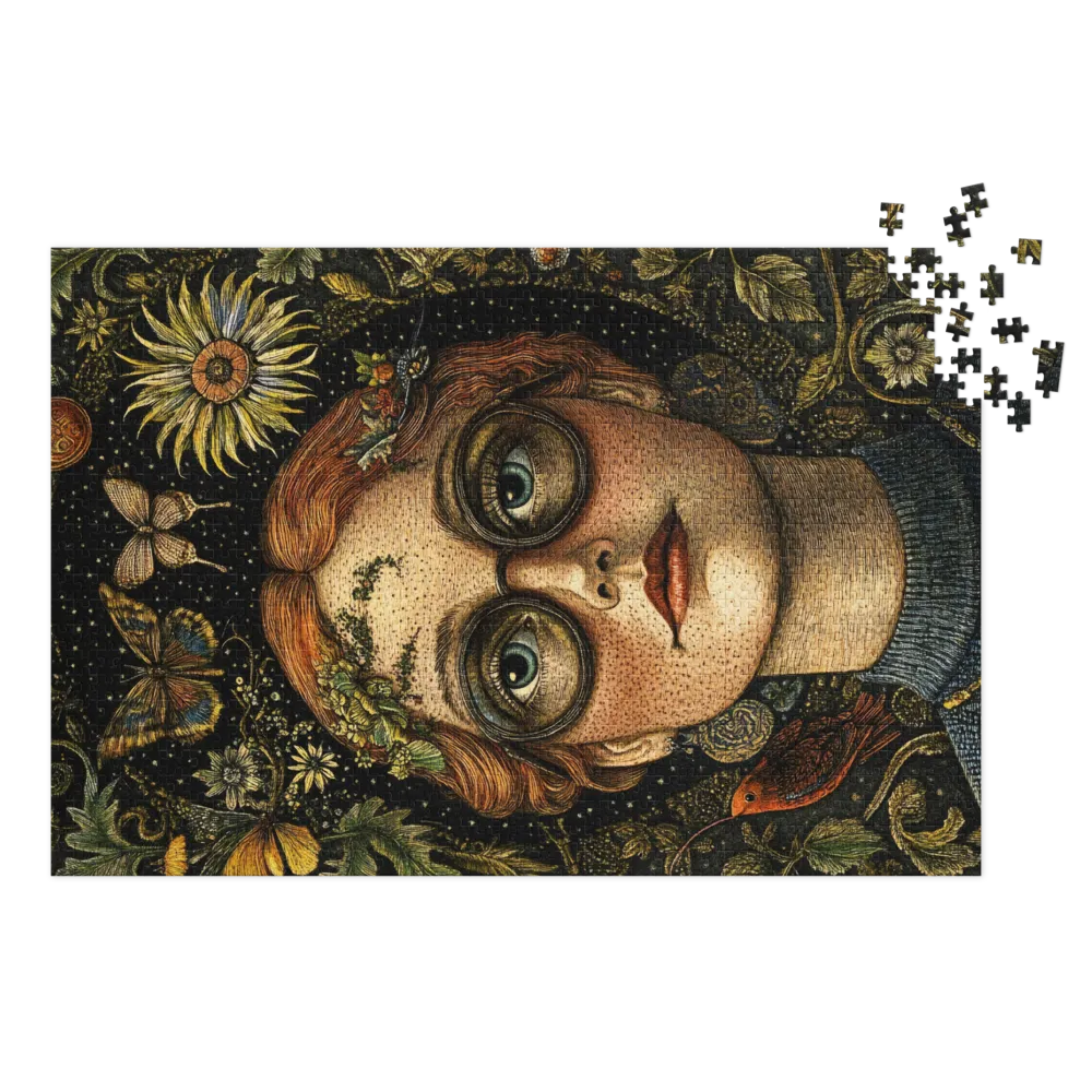 Olhar Encantado 
 Puzzle em caixa de metal